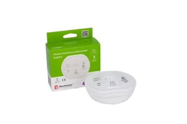 CO-melder 10-jaars lithium met audiolink - wit-1