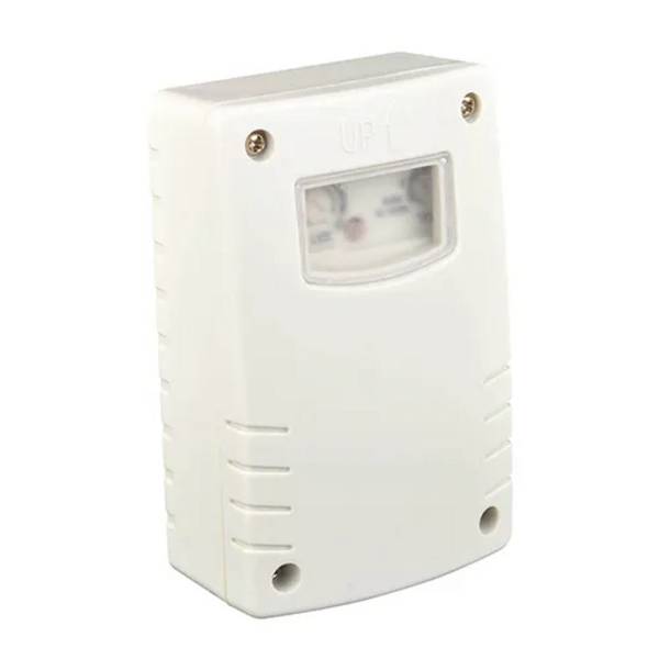 Schemerschakelaar outdoor opbouw + timer schakelt 1000W - grijs