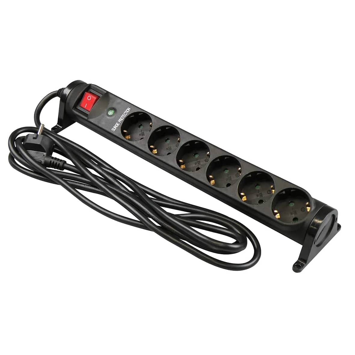 TCD 6V Draaibaar 3meter 3x1,5mm zwart monteerbaar-0