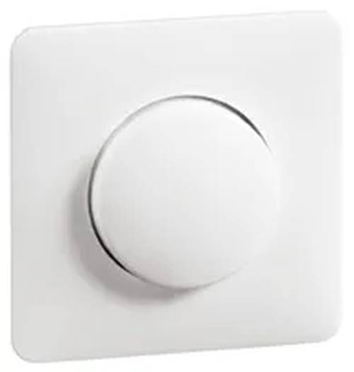 Dimmerplaat+knop WW D80.610HRWW - 1 - stuk - wit/wit-0