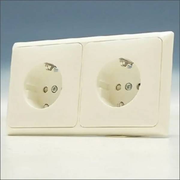 WCD RA 2V met afdekraam creme - 1 - stuk - creme