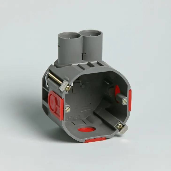 Hollewand inbouwdoos Attema UHW50 - retail - 1 - stuk - grijs-0
