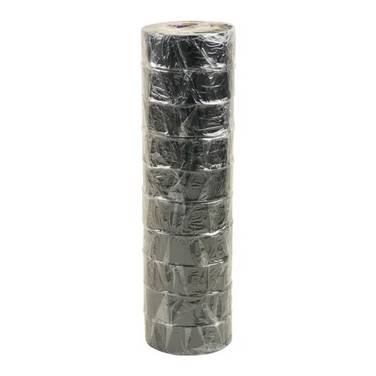 Installatie tape 19mm x 10meter zwart - 1 - stuk