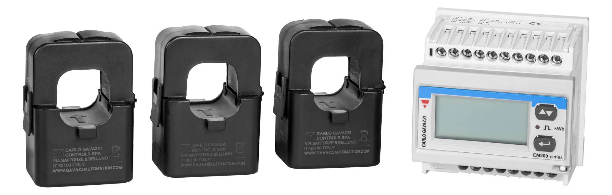 Externe meter voor dynamisch belastingsbeheer tot 300 A - grijs-0