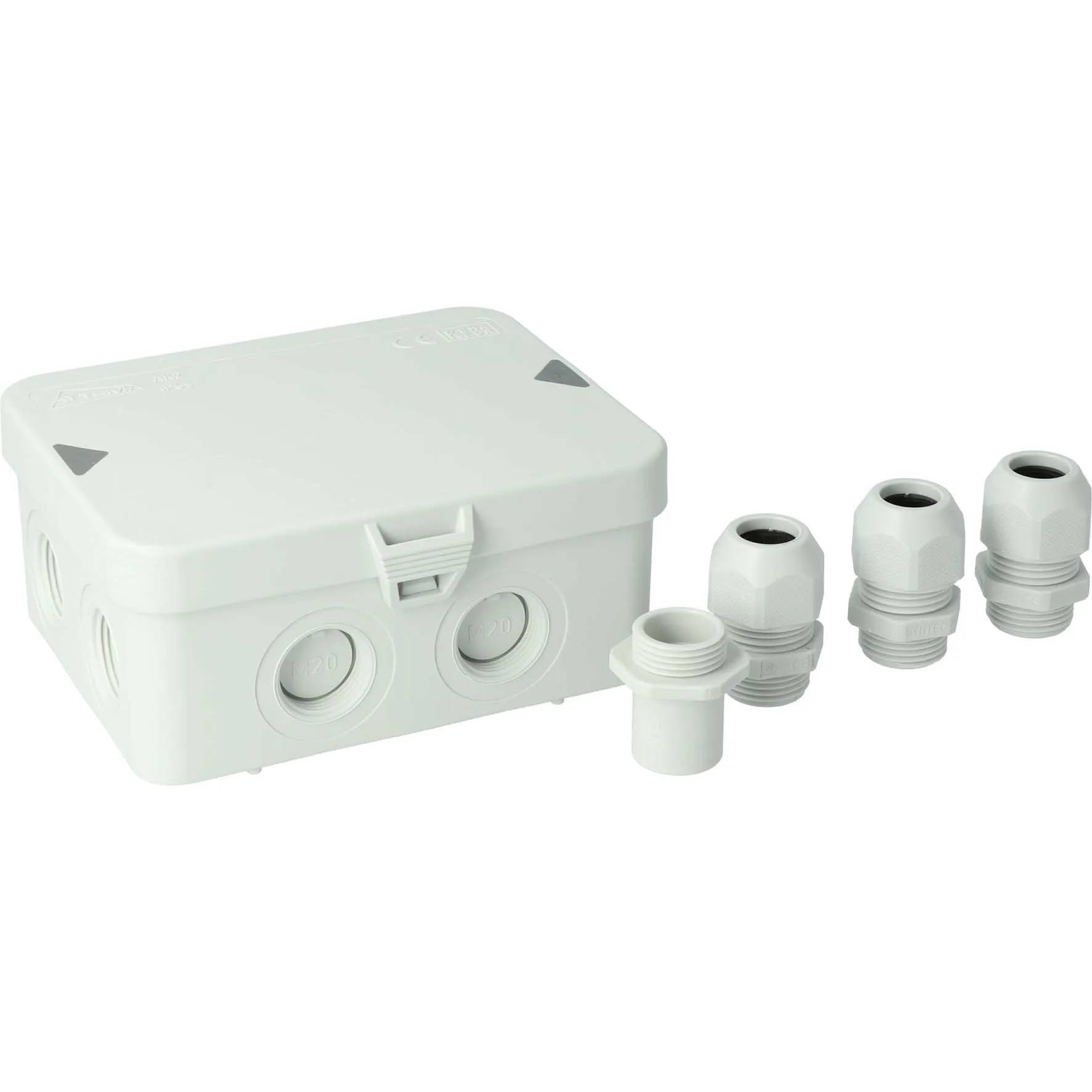 AK2 Kabeldoos + 3 wartels M20 IP65 5 stuks-0