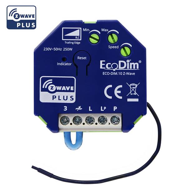 Z-Wave led dimmer module 250W - blauw