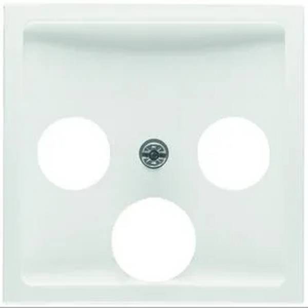 Centraalplaat TV / CAI WW Badora D 11.610.02 TV - 1 - stuk - wit/wit