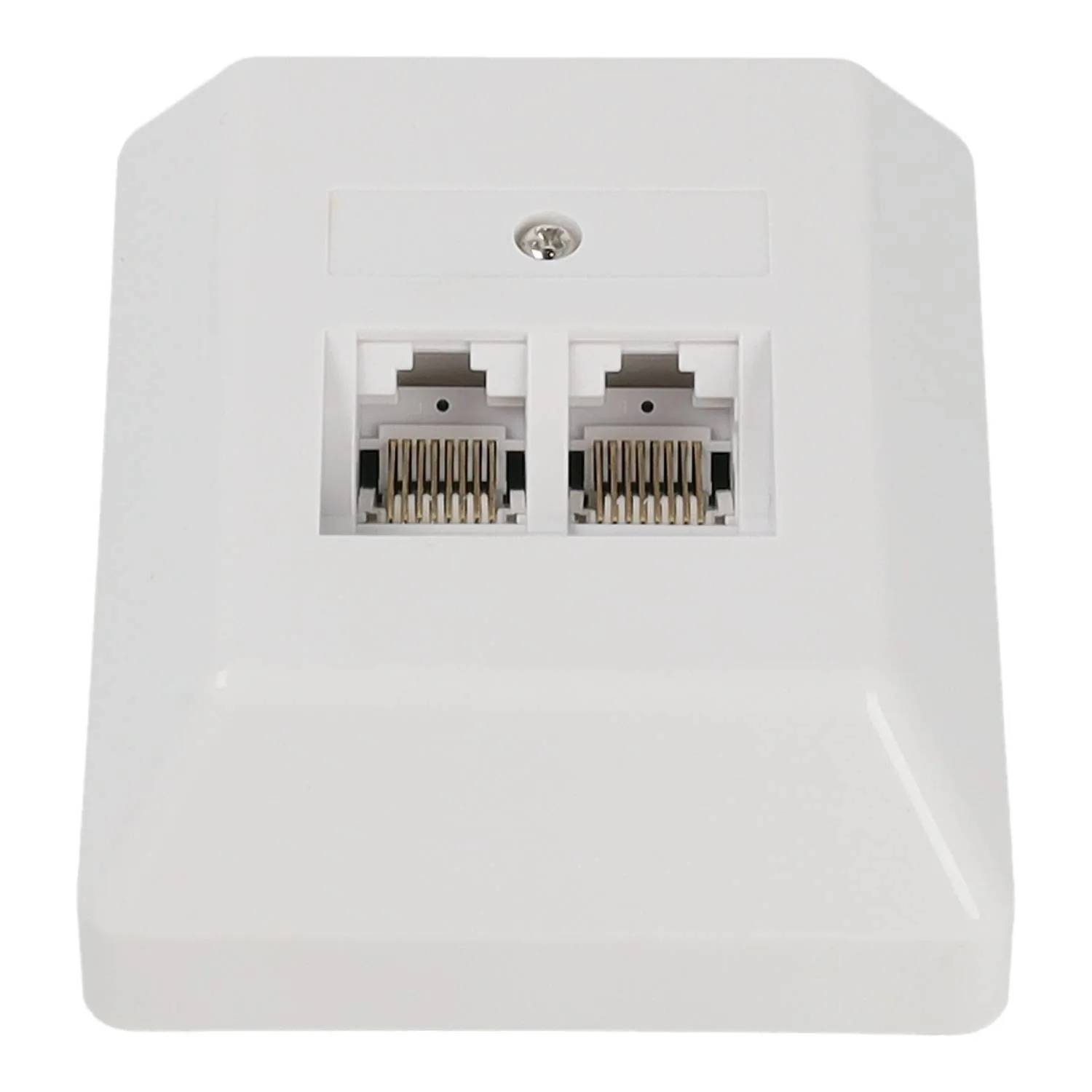 2V UTP wcd opbouw (2x8 RJ45) wit - 1 - stuk-0