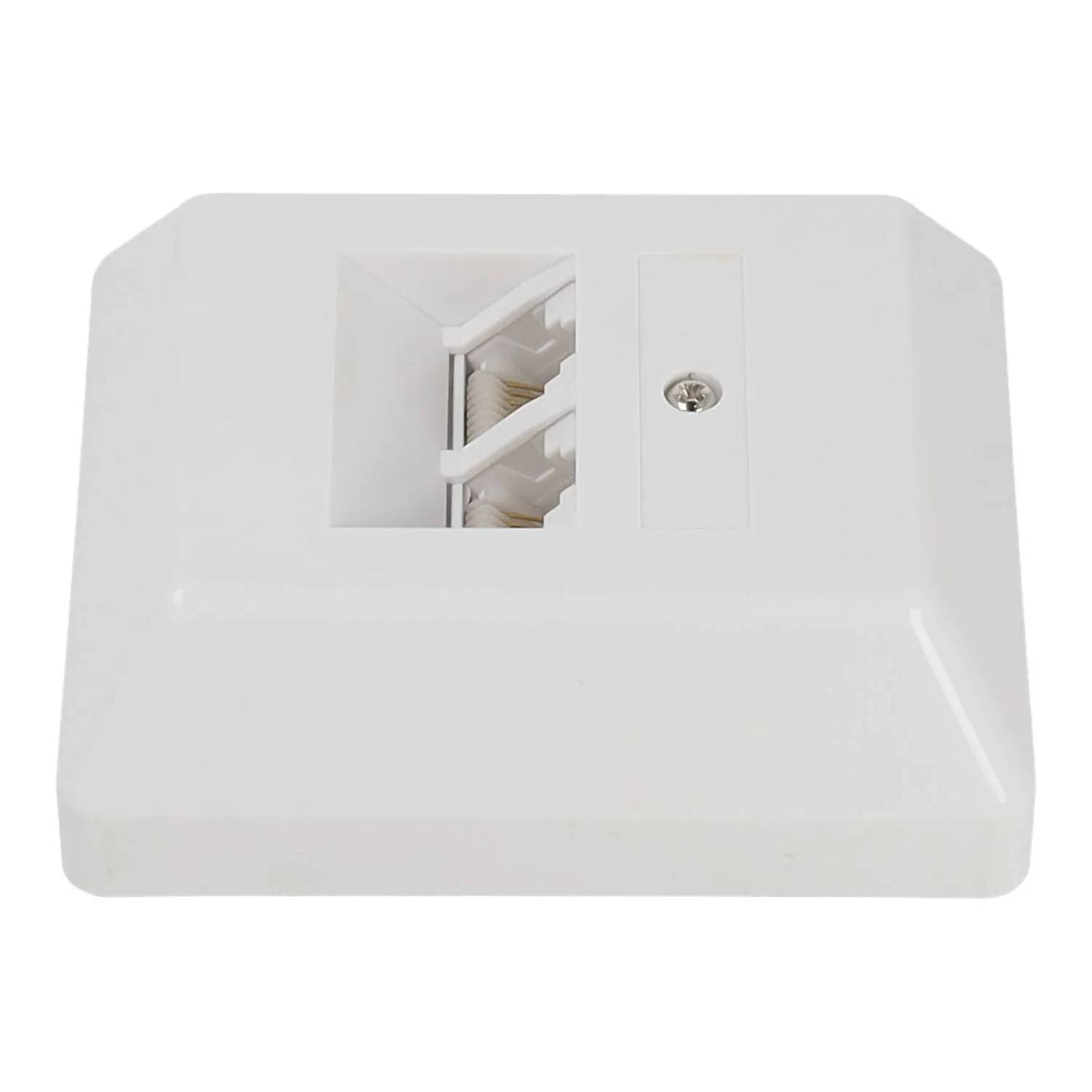 2V UTP wcd opbouw (2x8 RJ45) wit - 1 - stuk-1