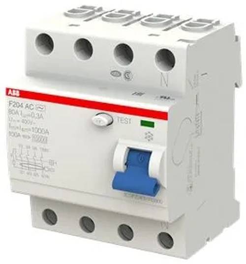 Aardlekschakelaar 63A 4P 300mA - grijs-0