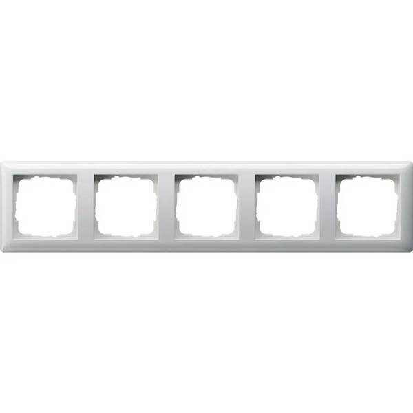 Standard 55 afdekraam 5V zuiver wit