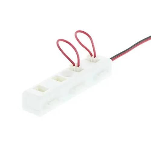 Verdeelblok 4V connectorkabel 2m - 1 - stuk - wit-0