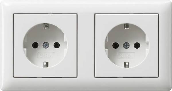 WCD RA 2V inbouw voorbedraad zuiver wit