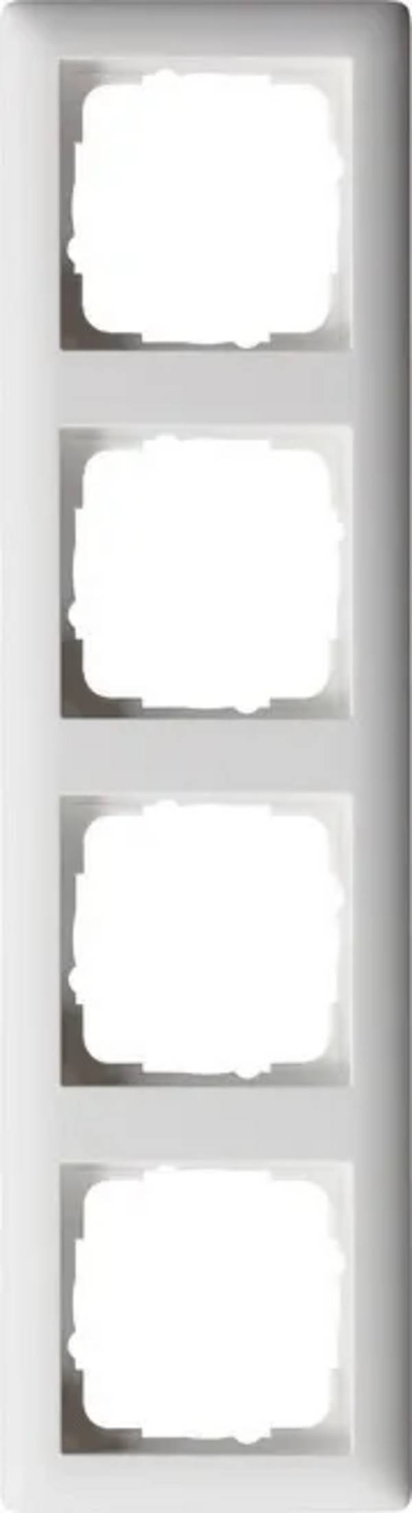 Standard 55 afdekraam 4V zuiver mat wit