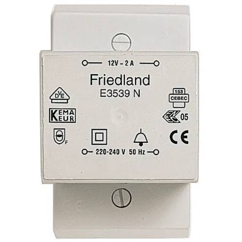E3539N Beltrafo 12V 2 AMP - grijs-0