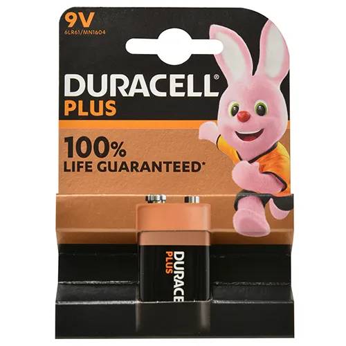 Duracell Plus Power 1 x 9V - 10 - blister - zwart-0