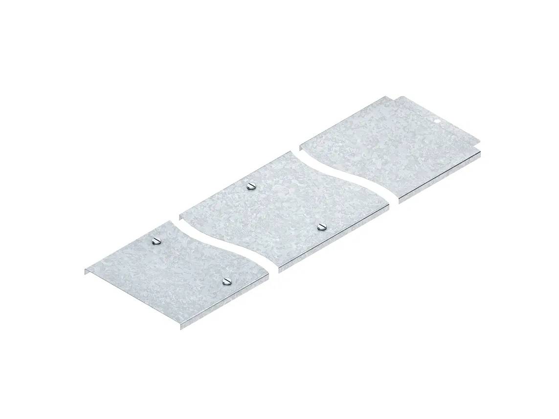Gootdeksel 400mm + draaisluiting - PR/M L=3m - 3 meter - metaal-0