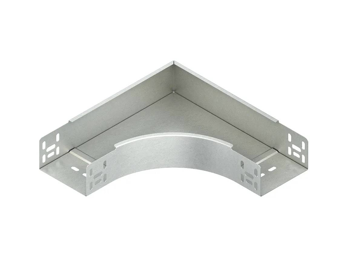 Haakse bocht 90° 400mm - metaal-0
