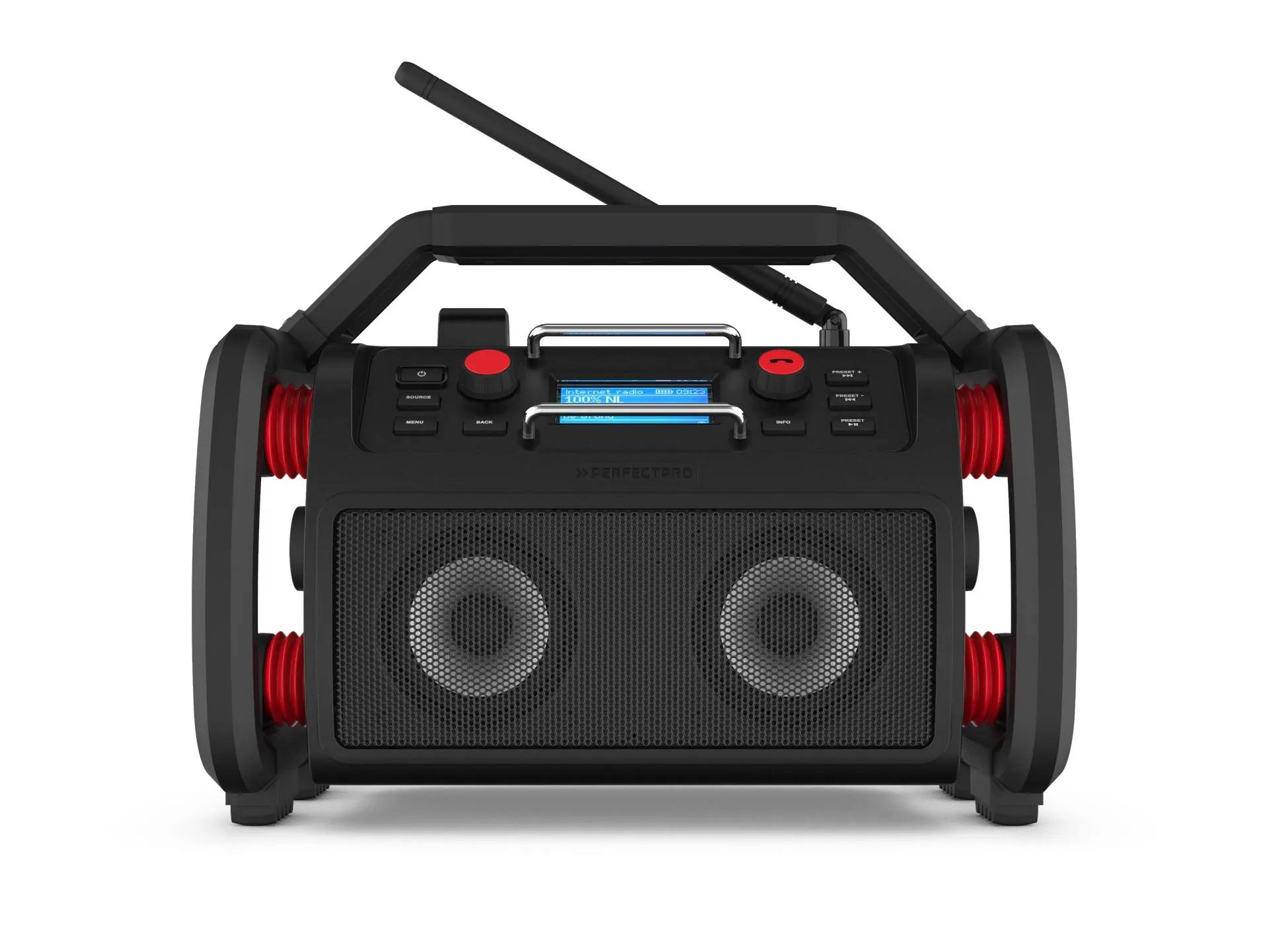 ROCKPRO Bouwradio - 1 - stuk(s) - zwart-0