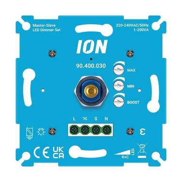 Master-Slave set LED Dimmer 200W + slave unit - blauw