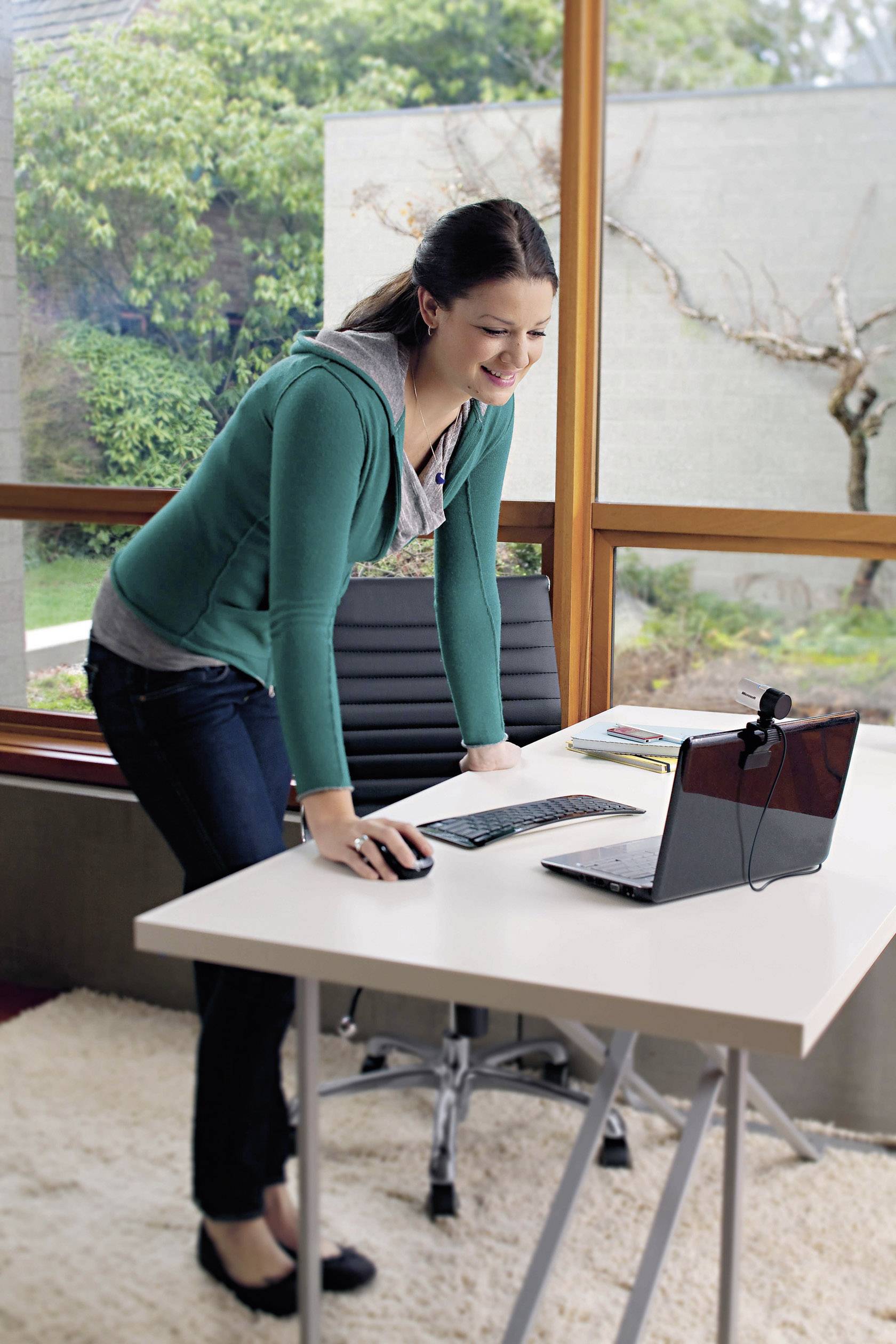 Microsoft LifeCam Studio Full HD-webcam 1920 x 1080 Pixel Standvoet, Klemhouder-2