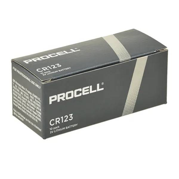 Duracell Procell CR123A 3V lithium - 10 - stuk(s) - zwart