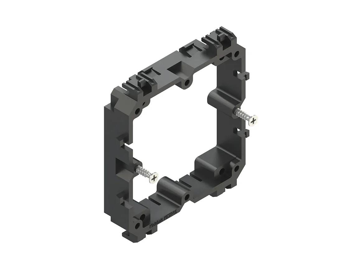 Montageframe wandgoot PVC frontmontage - 1 - stuk - zwart-0
