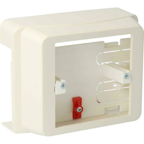 9227 Plintgoot Opbouwdoos K40 Kunststof Crème RAL1013 - creme