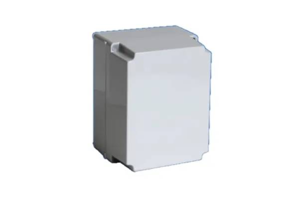 PVC schakelkast / behuizing 214x162x129mm = HxBxD IP66 - grijs
