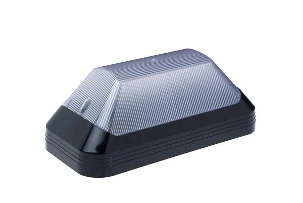 TPS E 560Lm schemerschakelaar Prisma kap 3000K IP65 ZW - zwart