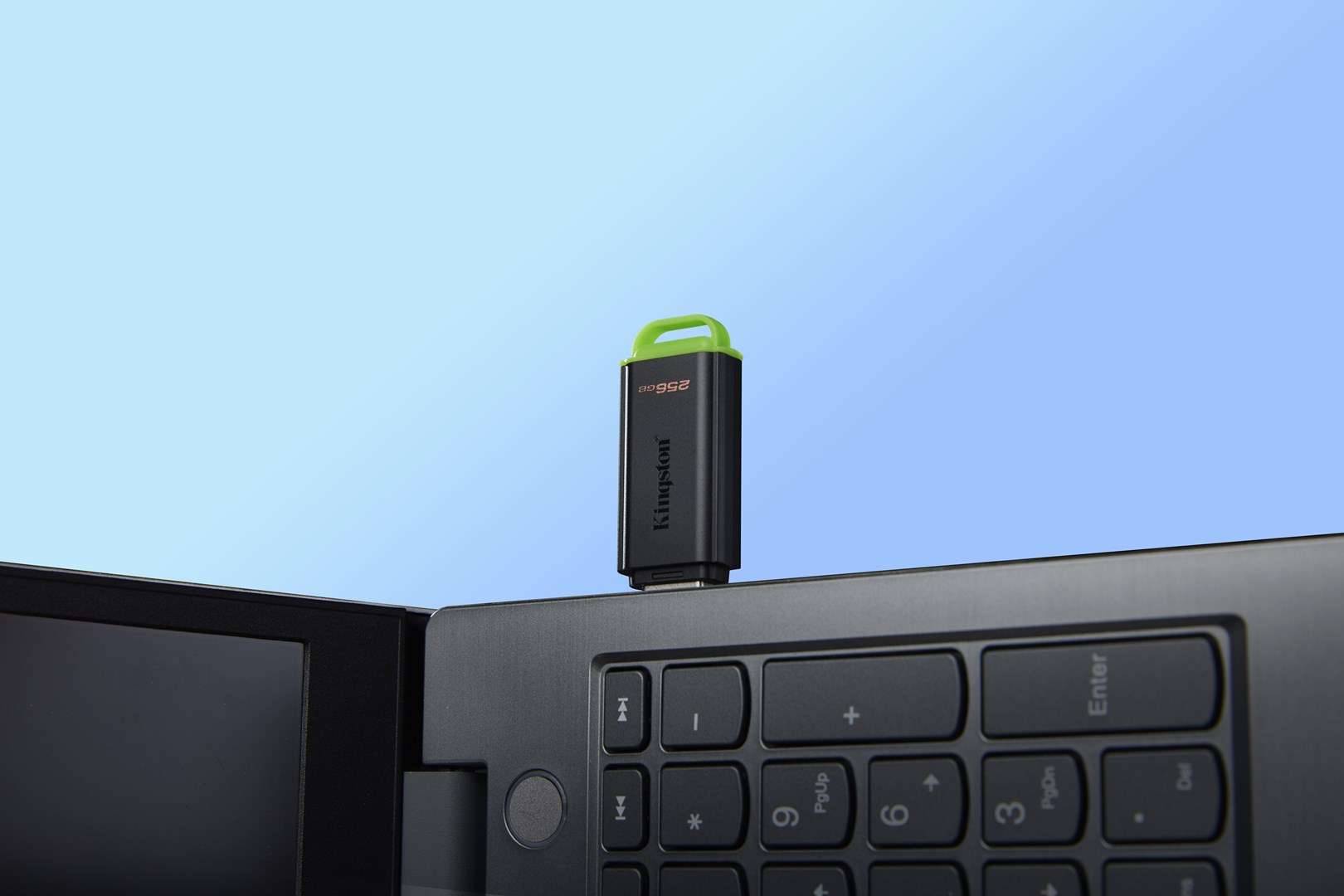 Kingston Technology DataTraveler 256GB Portable USB 3.2 Gen 1 Exodia Black/Green-0