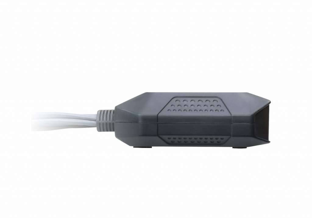 ATEN 2-poorts USB DisplayPort-kabel KVM-switch met externe poortselectieschakelaar-4