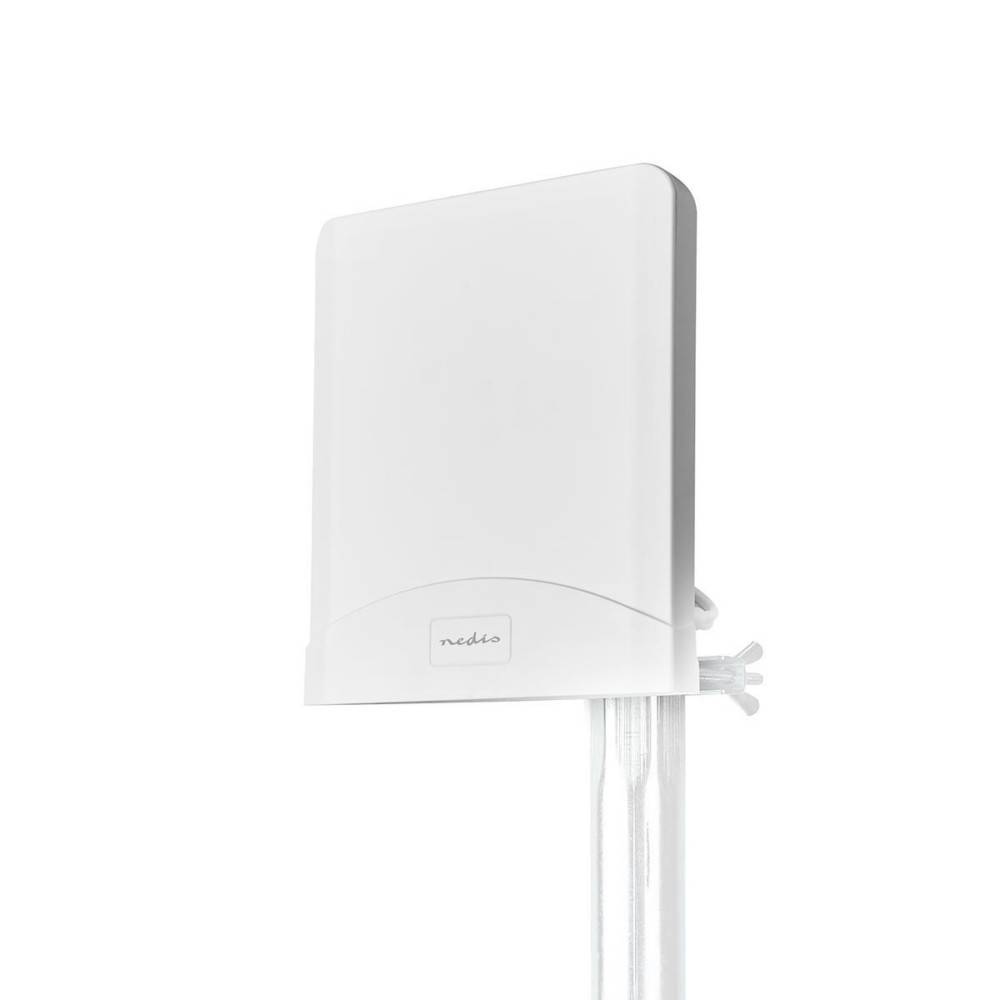 Nedis GSM/3G/4G/5G indoor/outdoor IPx3 antenne met SMA (m) connector - 4-6 dBi / wit - 2,5 meter-0