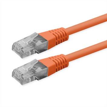 ROLINE Cat.6 (Class E) Patch Cable, UTP, PoE, oranje, 1 m