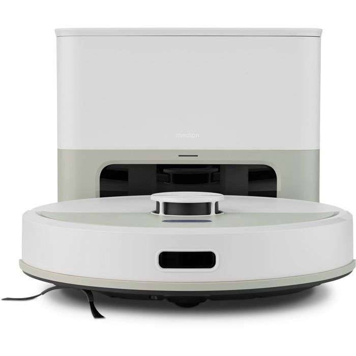 Robotstofzuiger en dweilrobot - MEDION MD100021 X22SW+ - 165 min - 5000 Pa - Lasernavigatie - 2,5 L - Wit-1