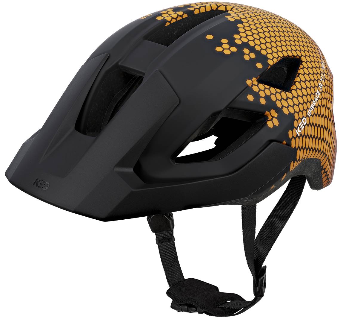 Fietshelm KED Embrace Jr S-M (52-58cm) - mat Zwart bordeauxrood-0
