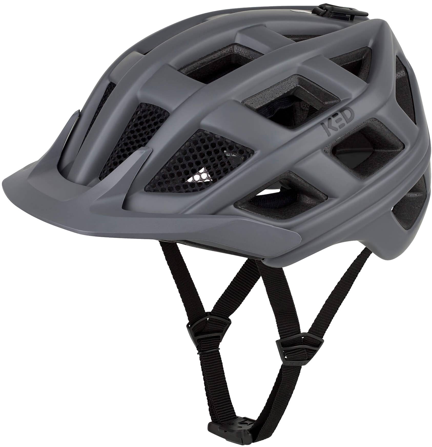 Fietshelm KED Crom L (57-62cm) - mat grijs-0