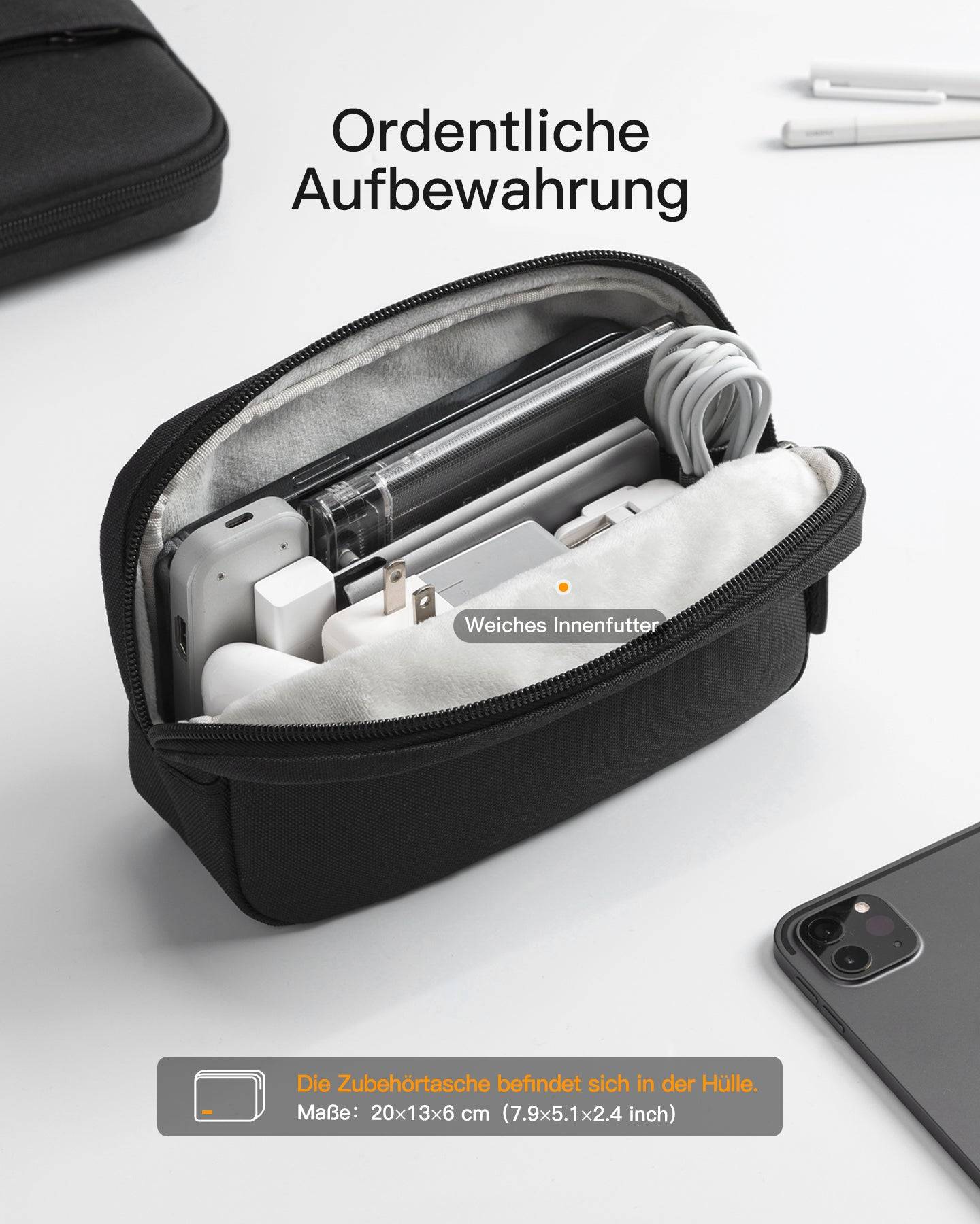 inateck Laptoptas 15,3" + Accessoiretas LB01011-14_zwart-4