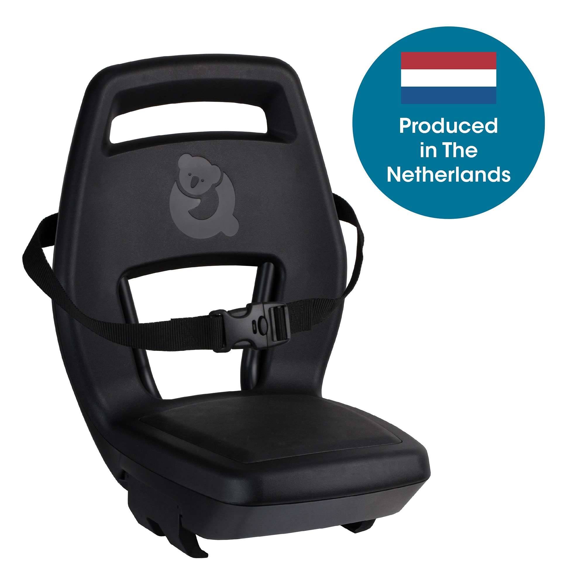 Kinderzitje achter Qibbel Junior 6+ Longtail Edition - Midnight Black-0