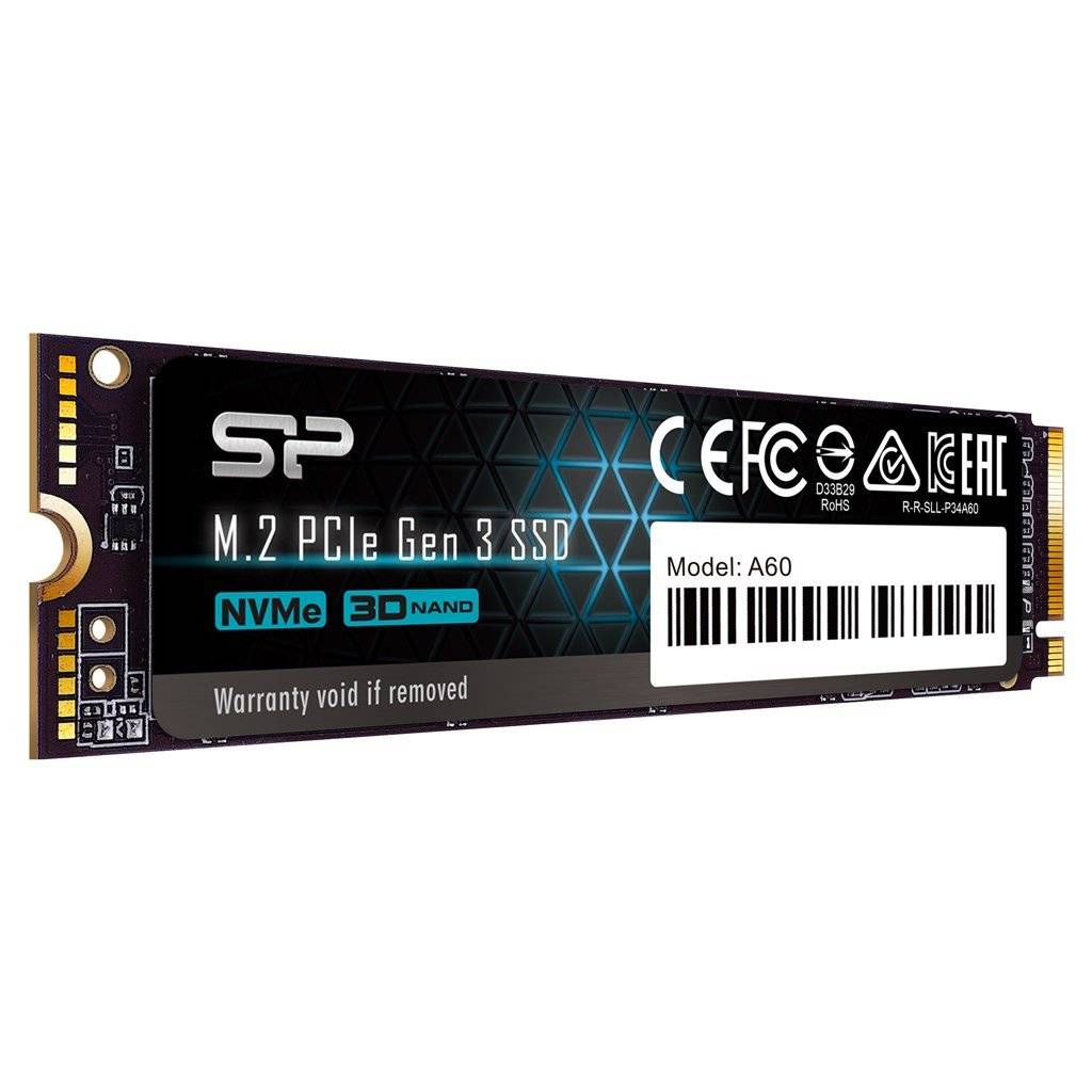 SSD Silicon Power A60 128GB M.2 PCIe NVMe Gen3x4-0