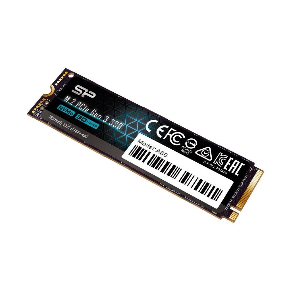 SSD Silicon Power A60 128GB M.2 PCIe NVMe Gen3x4-3