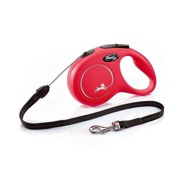 Flexi New Classic S Retractable Lijn 8 m Rood voor Honden tot 12 kg CL10C8-251-R-20