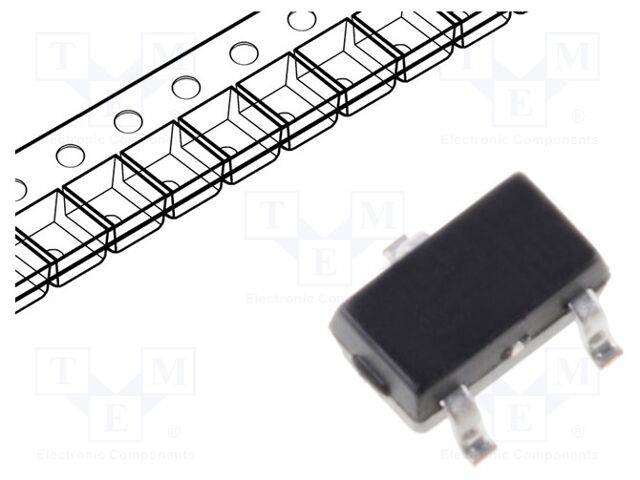 HONEYWELL SS341RT Sensor: Hall; unipolair; SOT23; 35÷135Gs; Uvoed: 3÷24VDC - 1 stuk