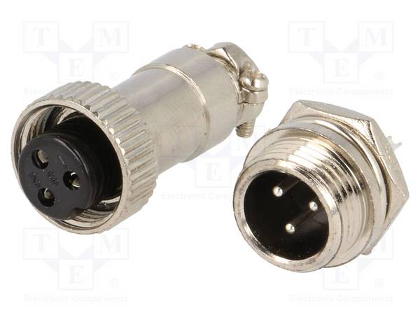 CONNFLY DS1110-01-3B6 Connector: microfoon MINI; contact,stekker; PIN: 3; MINI; solderen - 1 stuk