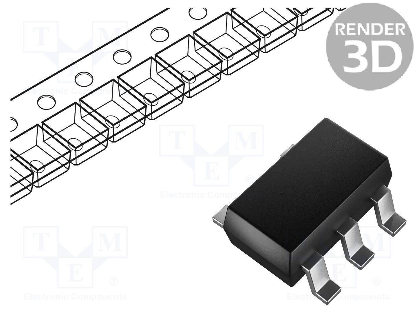 TEXAS INSTRUMENTS LMR64010XMFE/NOPB PMIC; omvormer DC/DC; Uin: 2,7÷14VDC; Uuit: 40VDC; 1A; SOT23-5; SMD - 1 stuk