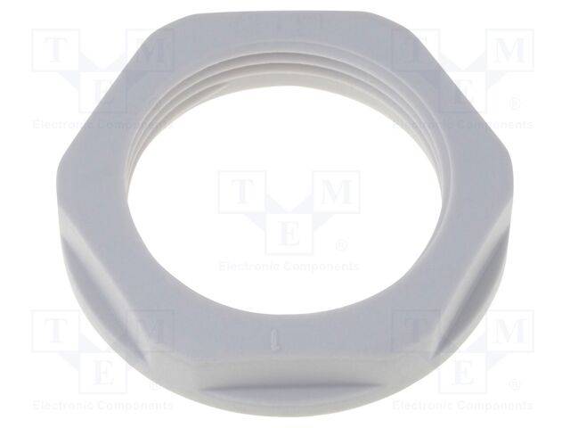HELU HELU-97822 Moer; M50; polyamide 6; 60mm; lichtgrijs; Schroefdr: metriek - 1 stuk-0