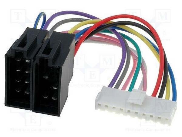 4CARMEDIA ZRS-25 Connector; Pioneer; ISO; PIN: 10 - 1 stuk