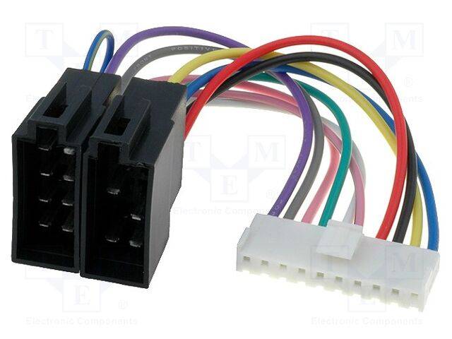 4CARMEDIA ZRS-25 Connector; Pioneer; ISO; PIN: 10 - 1 stuk-0