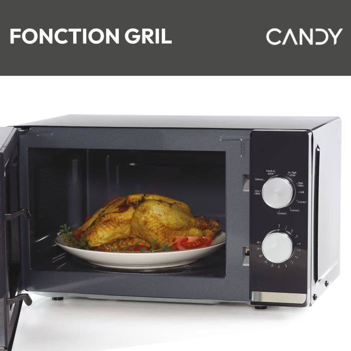 CANDY CMG20TNMB Moderna 20 L 700W Magnetron met Grill - 900W Grill - Mechanische Deur - 6 Vermogensniveaus - Ontdooifunc-2