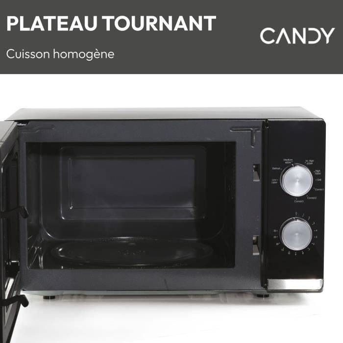CANDY CMG20TNMB Moderna 20 L 700W Magnetron met Grill - 900W Grill - Mechanische Deur - 6 Vermogensniveaus - Ontdooifunc-4